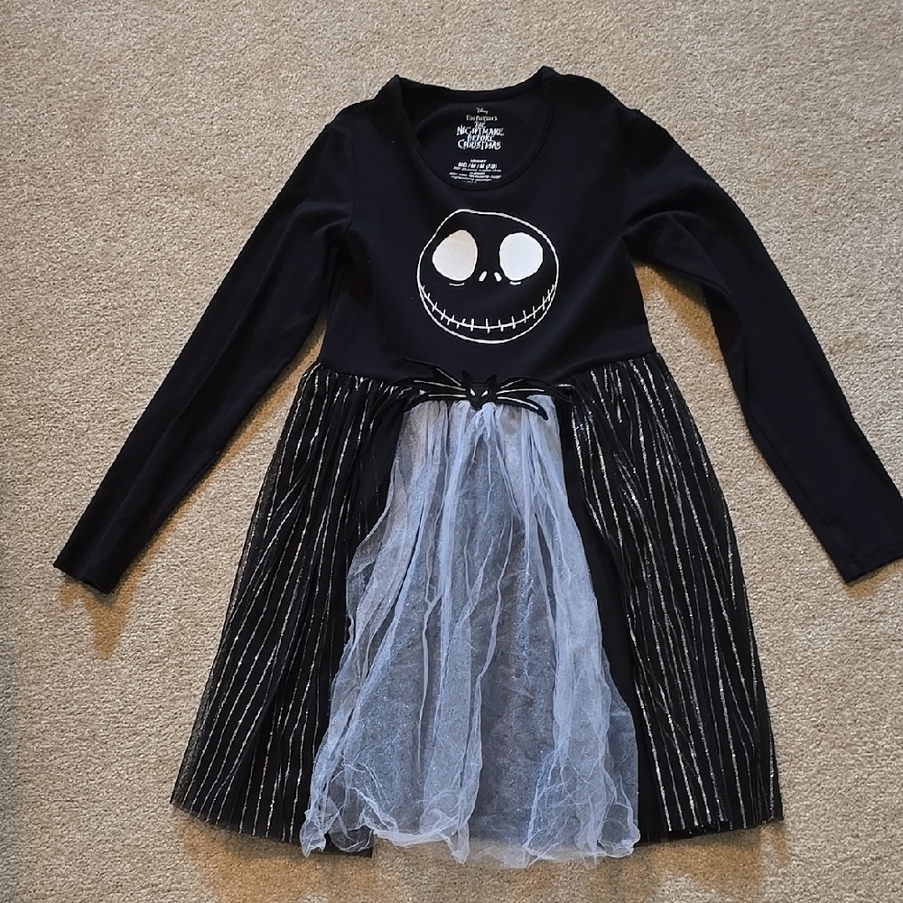 Black and White Kids Costume Dress